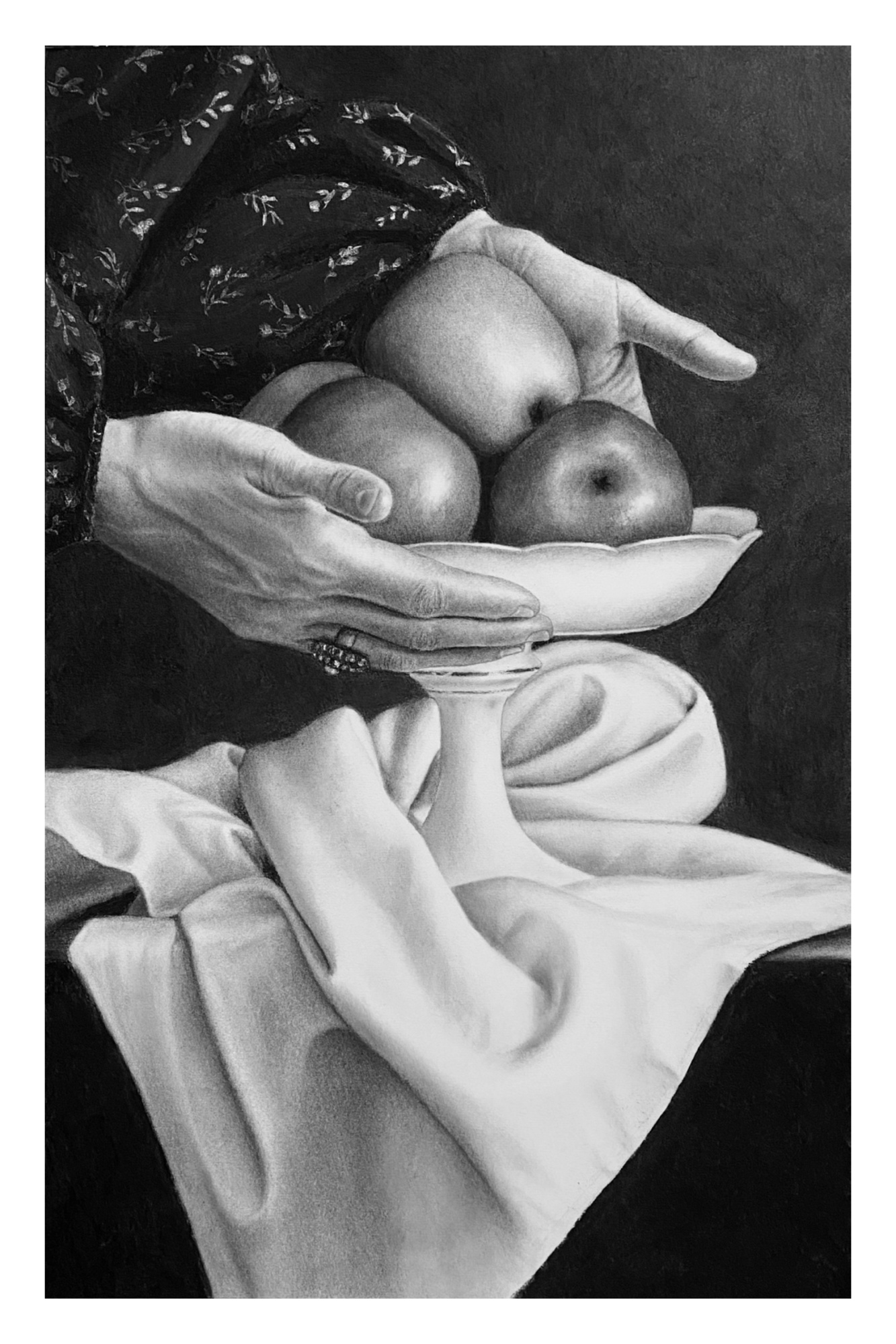 Aurélie Sicas_Le compotier_60x40cm_2025