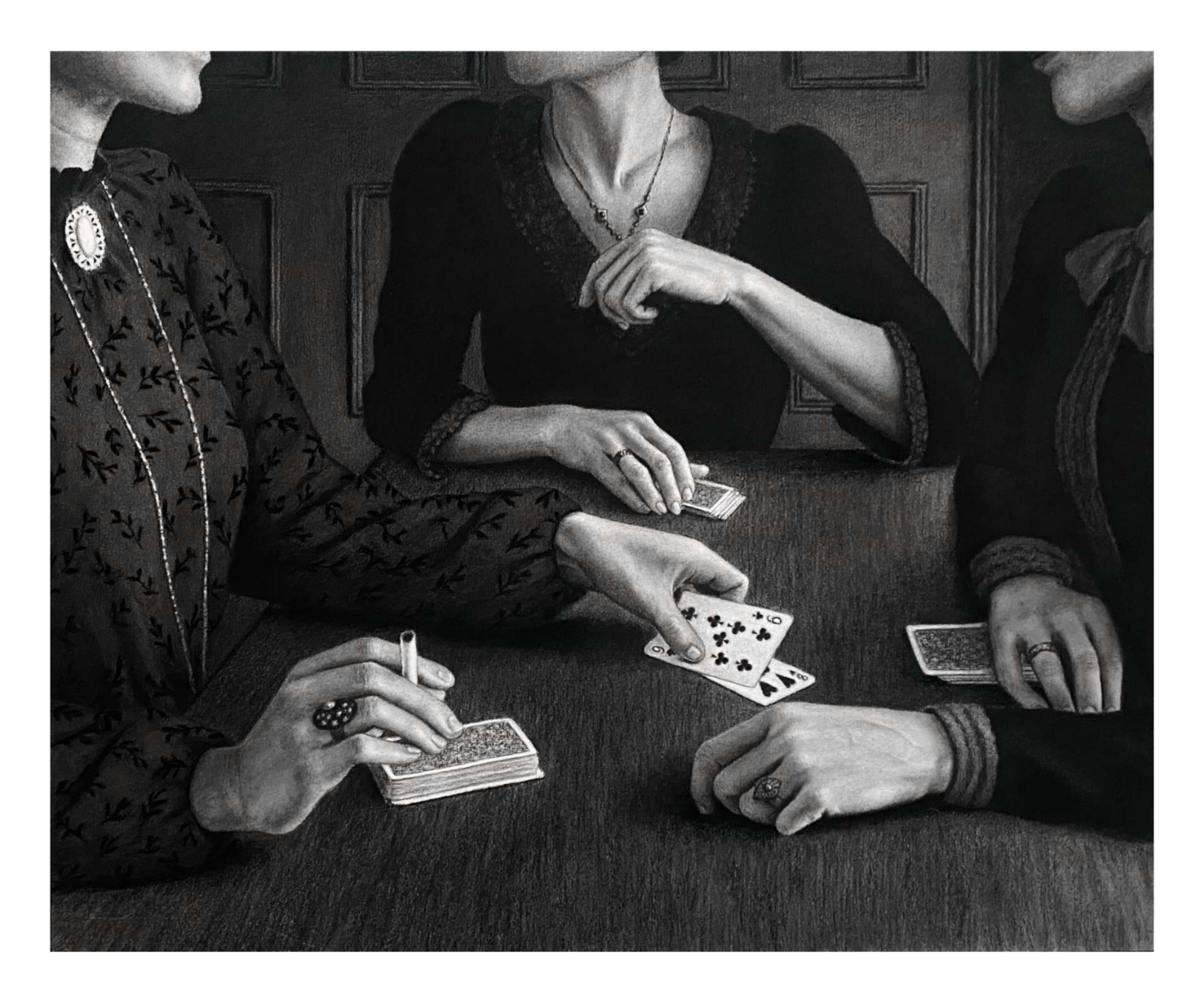 Aurélie Sicas_Une partie de jeu entre amies_50x60cm_2025