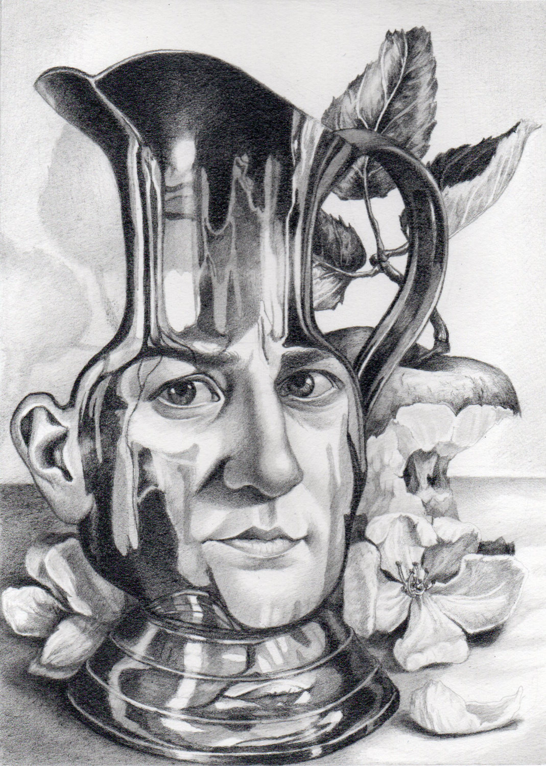 Jade Boissin_Madame en pot_graphite_18 x 24 _2025