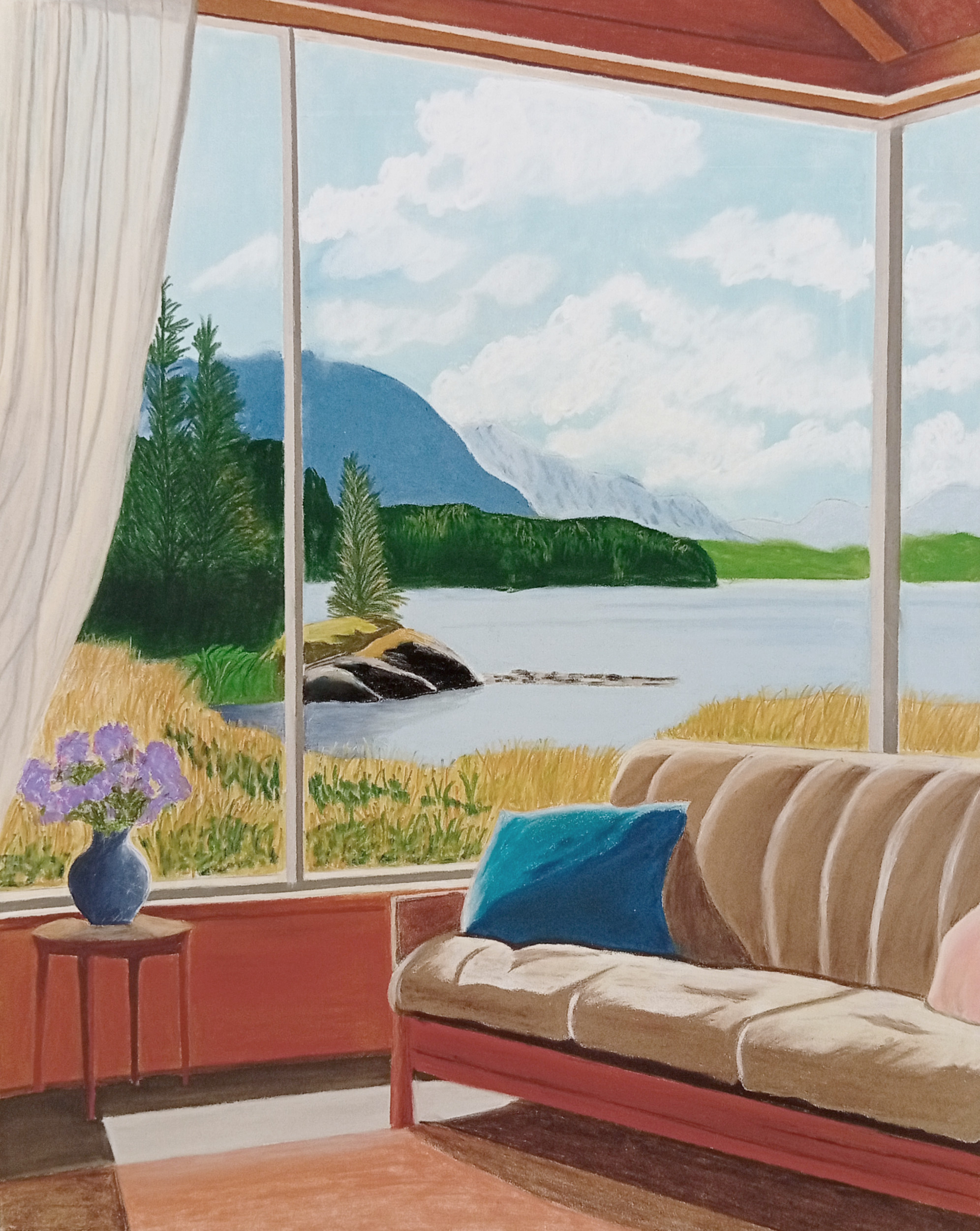 Doux Horizon Gabriel Riesnert_Pastel_50x40cm_2025